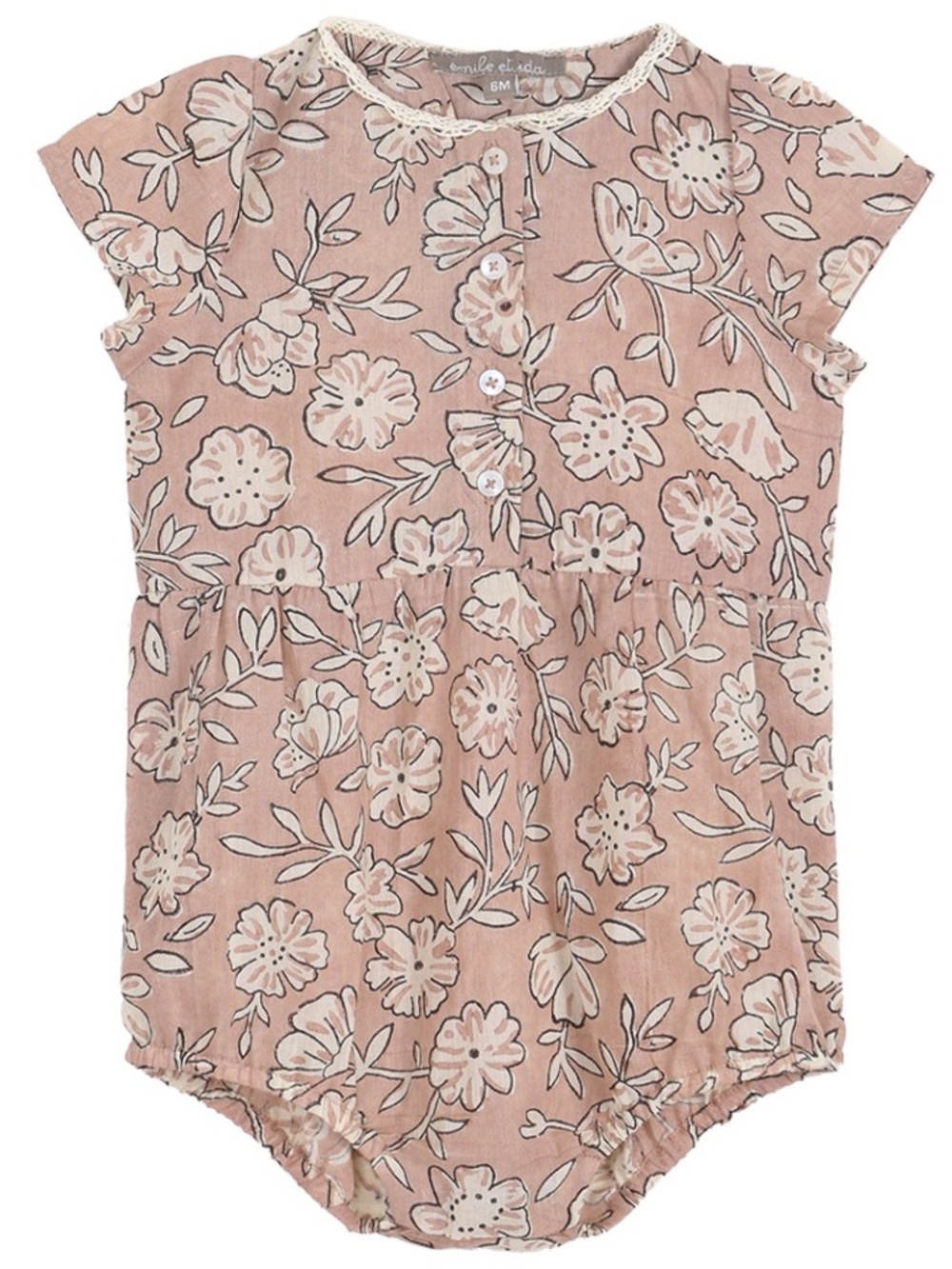 Emile et Ida Rose Floral Bubble